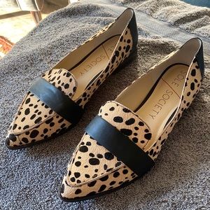 Size 10 Sole Society Animal Print Flats